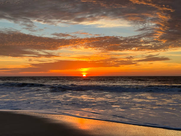 istock Dramatic sunset over the ossification At Manhattan Beach California 1474212365