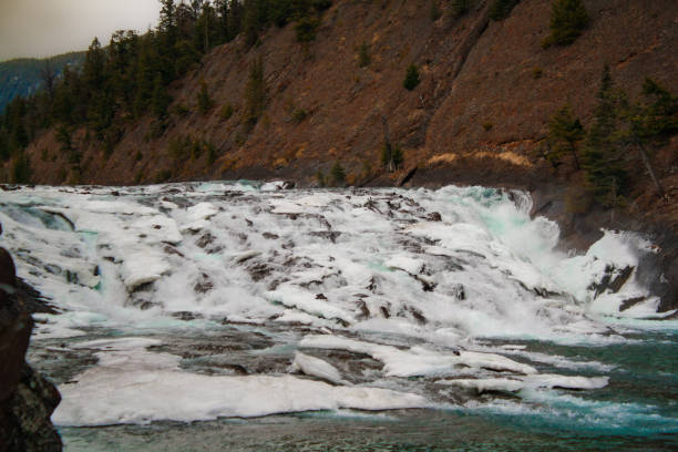 istock Bow falls in early winter 1474217932