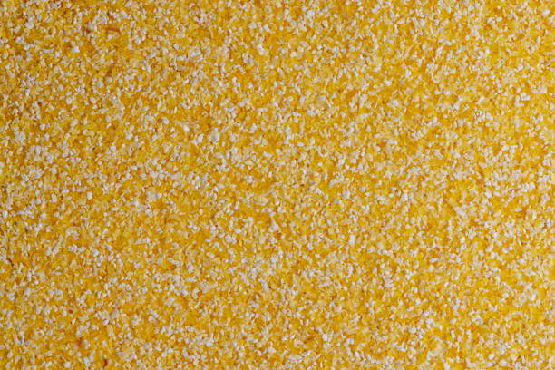 istock Scattered dry corn flour for cooking porridge 1474218302