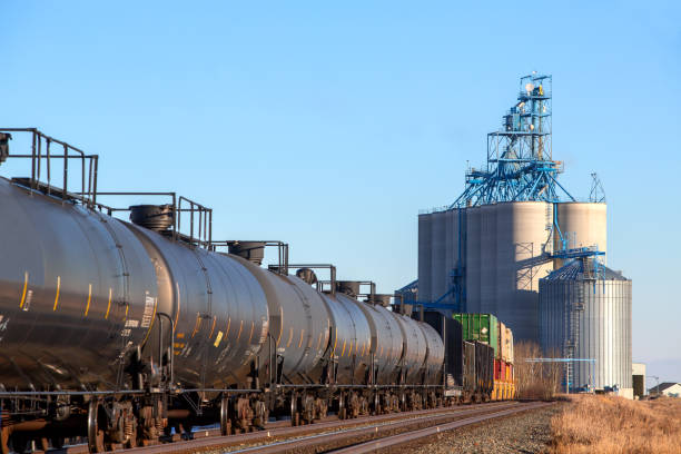 istock Freight trains along the tracks 1474220324