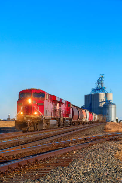 istock Freight trains along the tracks 1474220338