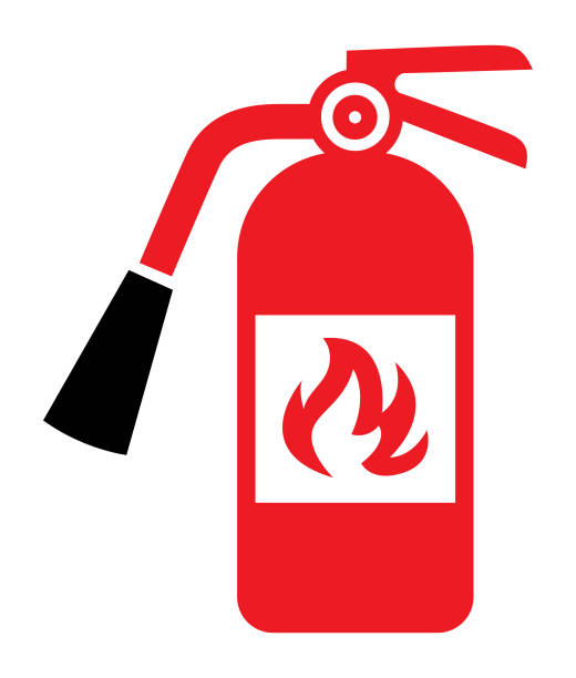 red fire extinguisher icon - 滅火筒 幅插畫檔、美工圖案、卡通及圖標