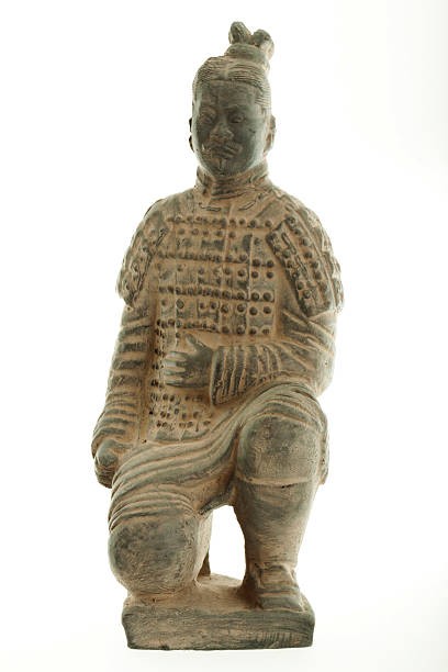 istock Isolated chinese warior 147422312