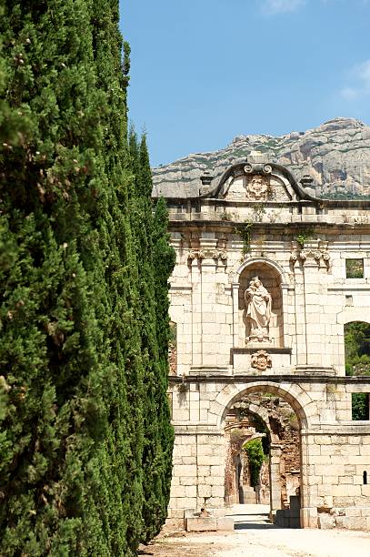 Ruins of Scala Dei monastery, Spain stock photo