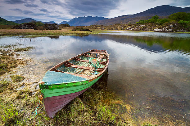 istock Boat at the Killarney lake 147422642