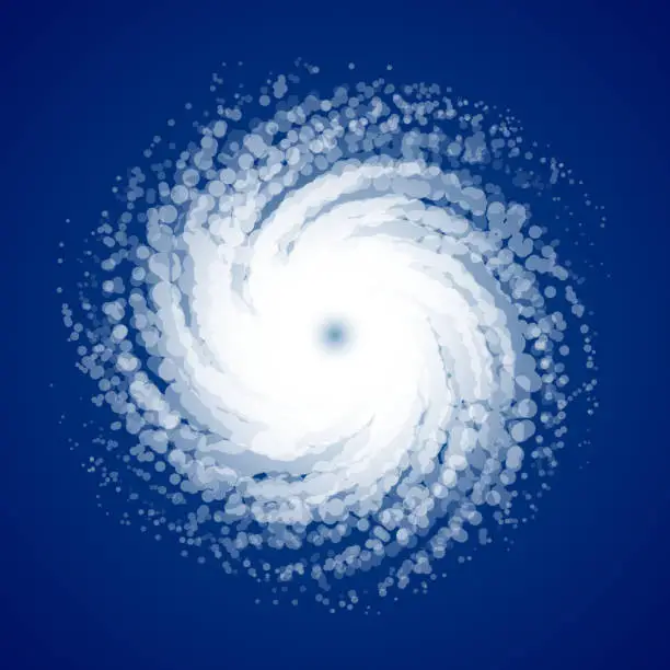 Vector illustration of Hurricane