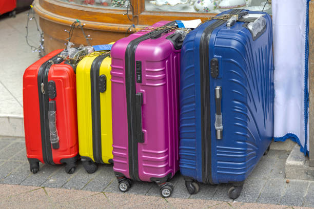 istock Four Wheeled Spinner Luggage 1474238916