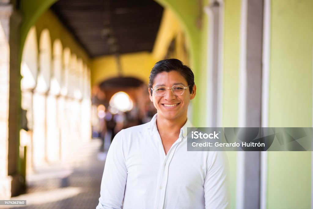 Portrait of a Mexican man People Stock Photo
