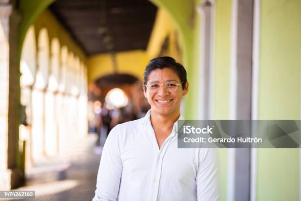 Portrait Of A Mexican Man Stock Photo - Download Image Now - People, Yucatan, 25-29 Years