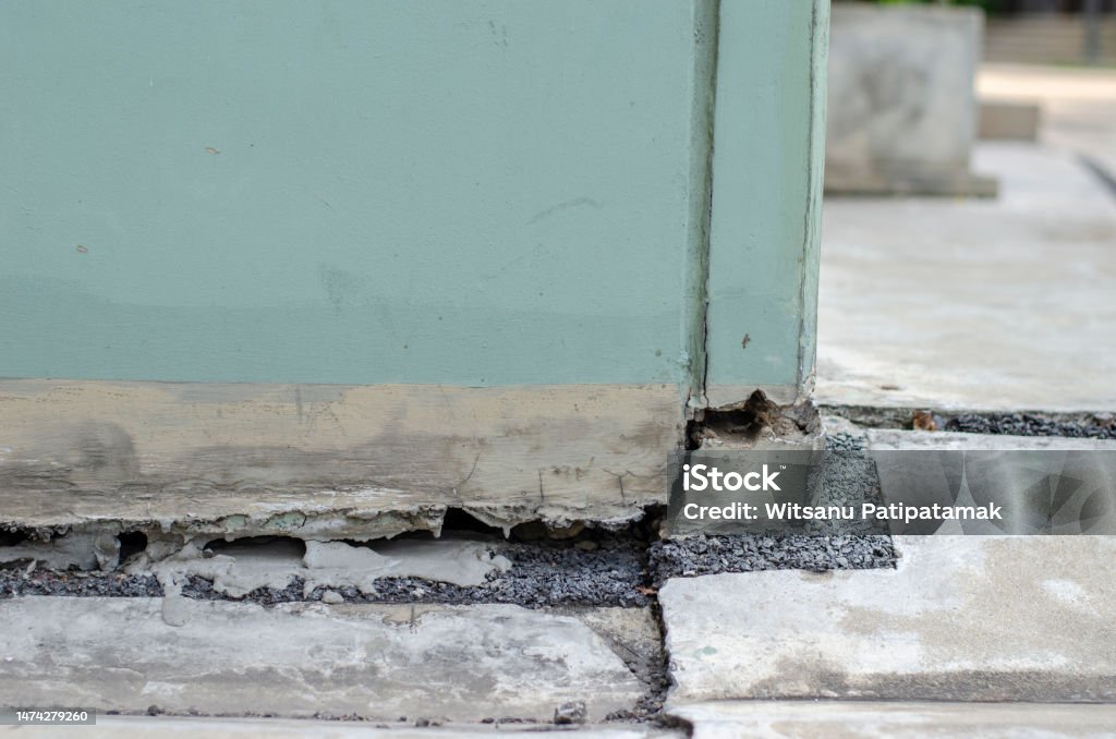 Building Clashes Structure Of The Building Has Collapse Or Cracks Earthquake Effect ...