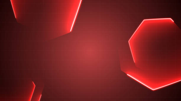 istock Glowing Hexagon 2D Technology Background: A Futuristic and Eye-catching Display of Innovation and Progress in Digital Design 1474291083