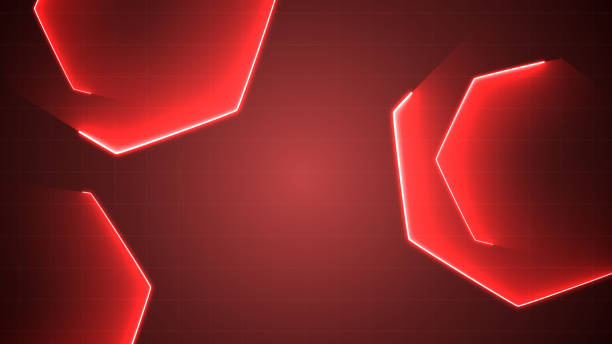 istock Glowing Hexagon 2D Technology Background: A Futuristic and Eye-catching Display of Innovation and Progress in Digital Design 1474291100
