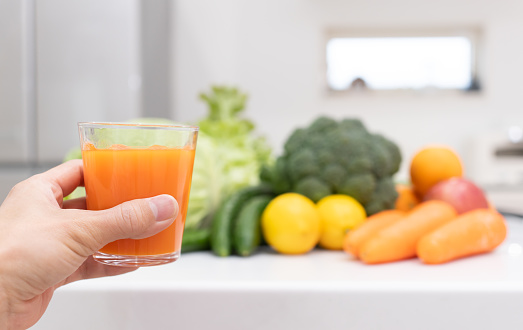 Vegetable juice for health and beauty