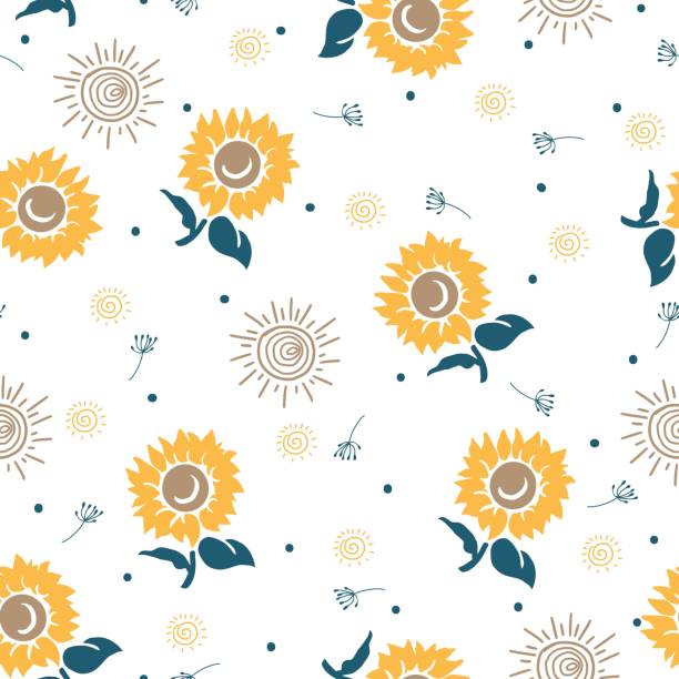 Sunflower Pattern Abstract 30,900+ Abstract Sunflower Stock Photos, Pictures & Royalty-Free Images ...