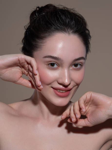 istock Beautiful natural woman close-up 1474300434