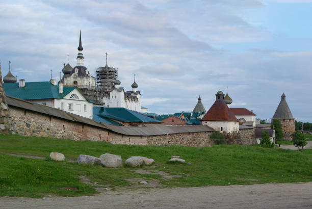 istock Solovetsky islands, Russia, Karelia. Church and ex-prison 1474302428