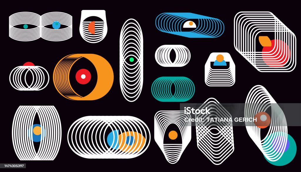 Abstract Set Elements 1 Stock Illustration - Download Image Now ...