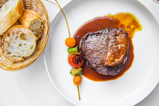istock Tournedos Rossini Steak with foie gras 1474309689