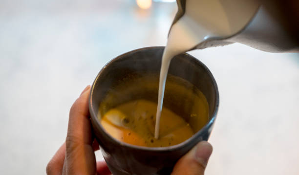 istock Barista make coffee cup latte art 1474310706