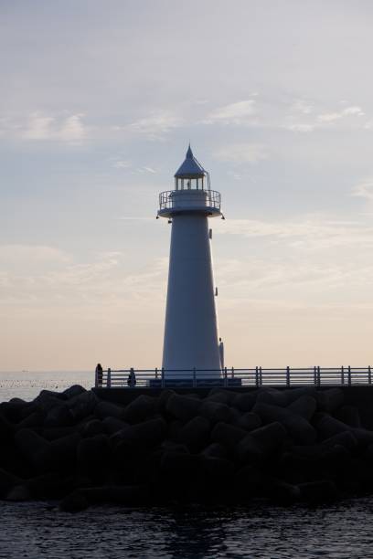 istock Lighthouse in Busan with the clear sky 1474311769