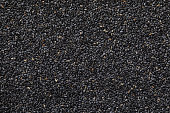 Black sesame food texture background
