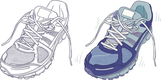 3,800+ Running Shoe Sketch Stock Illustrations, Royalty-Free Vector ...