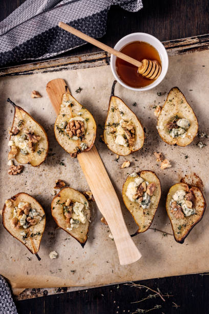 istock Baked Pears with Gorgonzola Cheese 1474319483
