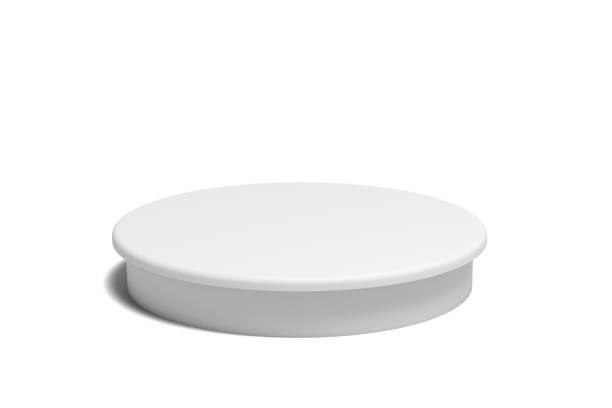 istock empty podium or pedestal display on white background with cylinder stand concept blank product shelf standing backdrop 3d 1474319573