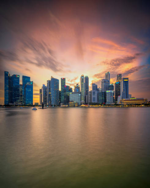 istock Beautiful Sunset in Singapore 1474320784