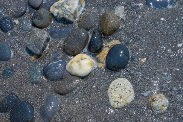 istock Background of small stones by the beach 1474322358