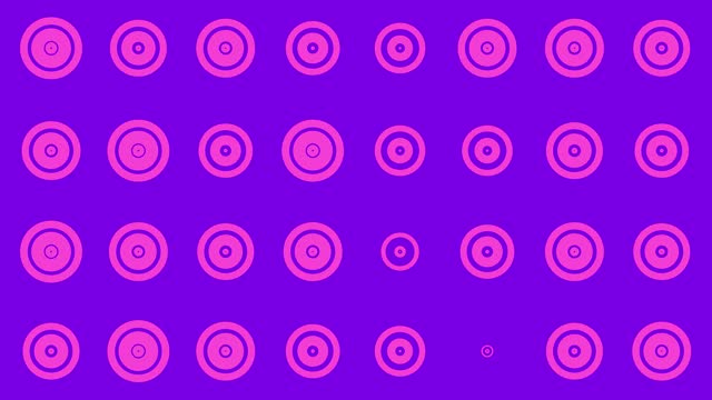 Flashing Circles Abstract Background Animation