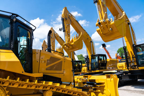 istock Fleet of construction machines. 1474329244