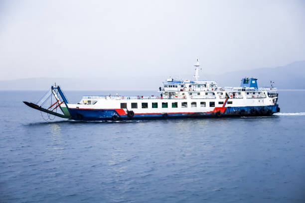 istock Ferries sailing on the ocean 1474335423