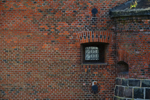 Varberg, Sweden - July 04 2022: Stone exterior of Varberg fortress