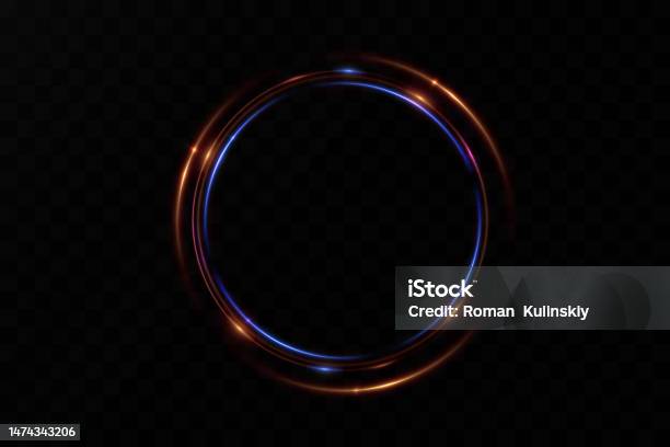 Banner Round Led Neon Circle Glowing Banner Round Frame For Messages Advertisinglight ...
