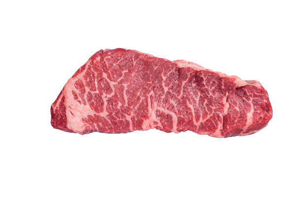 istock Raw Denver beef meat Steak.  Isolated on white background. 1474343239