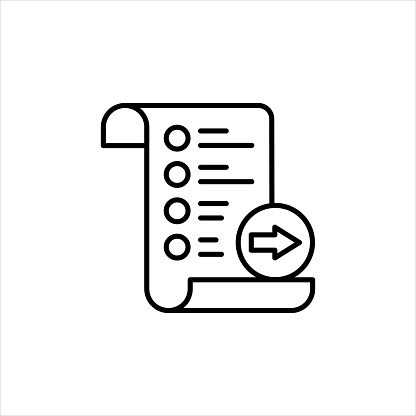 Planning Ahead icon in vector. Logotype