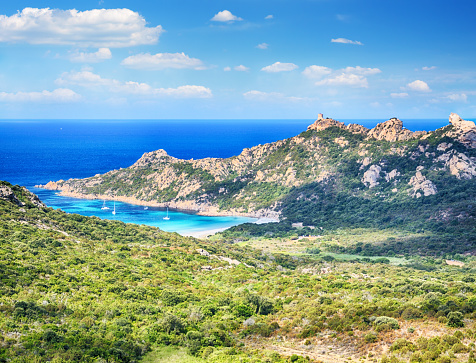 Bay of Roccapina (Cala di Roccapina), Corsica, France