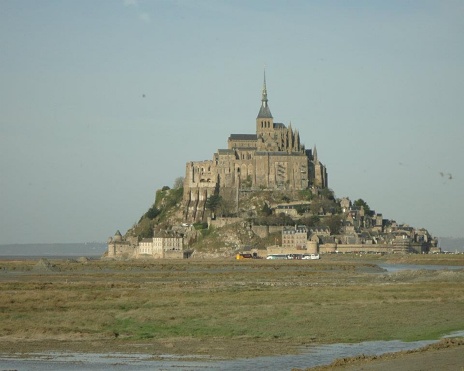 The Mont-Saint-Michel Abbey is an abbey located within the city and island of Mont-Saint-Michel in Normandy, in the department of Manche.