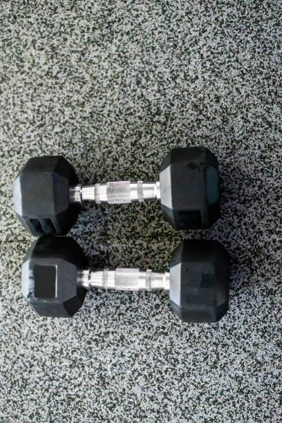 istock View of training equipment in a gym. 1474354233