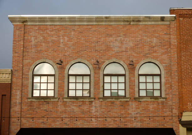 Old, empty industrial background