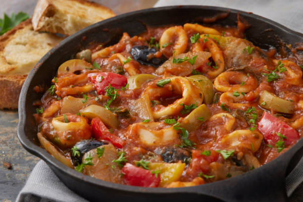 istock Saucy Italian Style Calamari Stew 1474359016