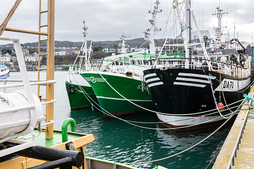 Ólafsfjörður, Iceland: Harbor with Fishing Boats