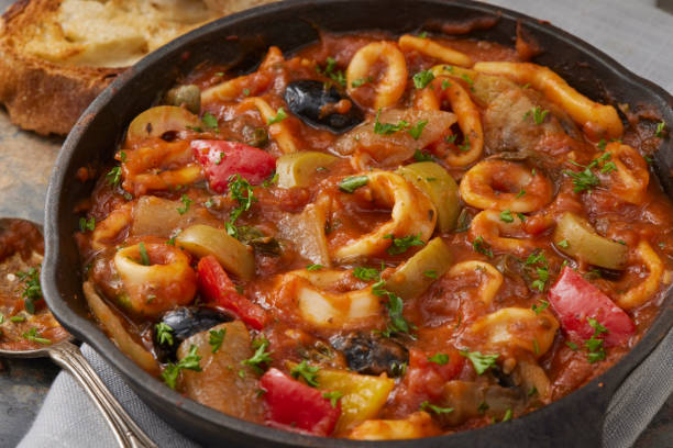 istock Saucy Italian Style Calamari Stew 1474361774