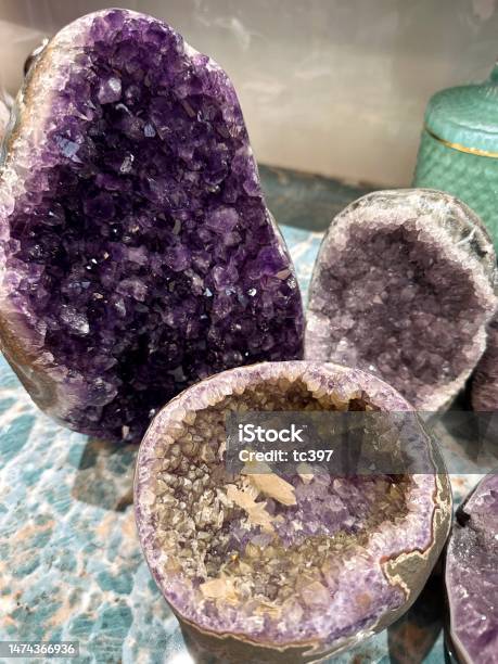 Rockcrystal Stock Photo - Download Image Now - Amethyst, Beauty, Bling Bling