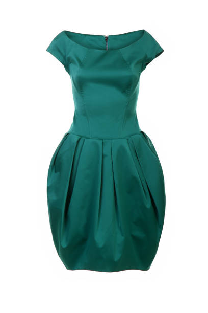 istock Green dress isolated on white 1474368340