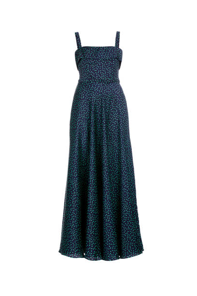 istock Polka dot retro dress on white background. 1474368355