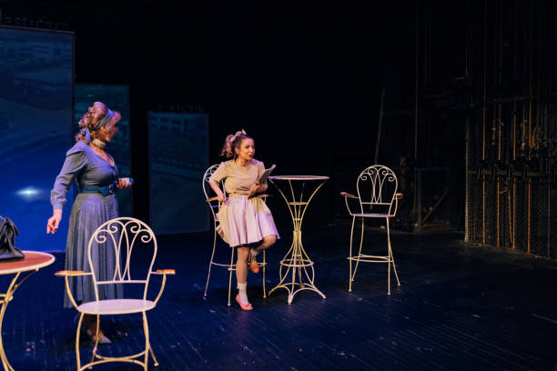 istock Two actresses are rehearsing the play 1474380637