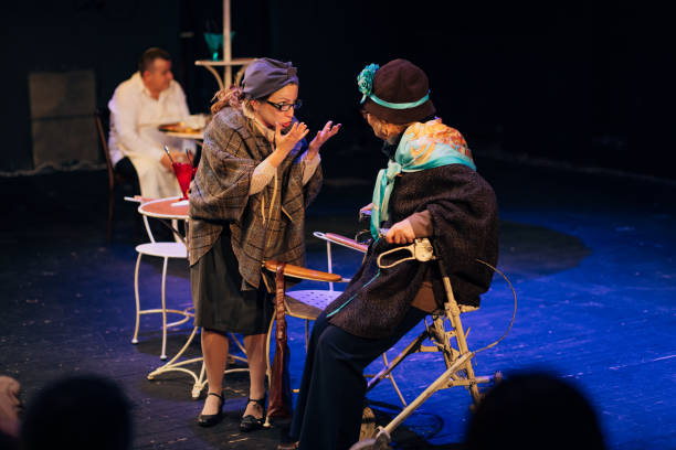 istock A small group of passionate actors perform a play on a theater stage 1474383037