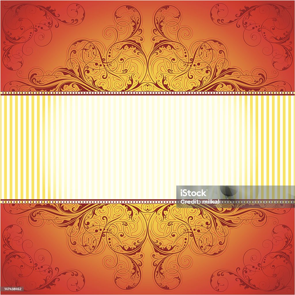 Padrão de fundo vermelho - Vetor de Amarelo royalty-free